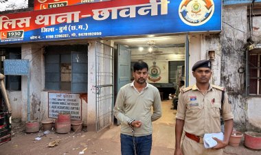 पावर हाउस खंडहर के पास प्रतिबंधित कैप्सूल बेचते आरोपी को पुलिस ने पकड़ा