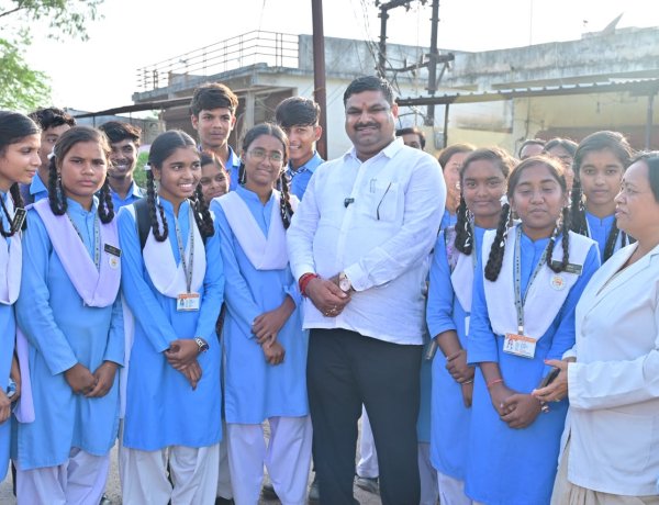 शिक्षा मंत्री गजेन्द्र यादव की घोषणा के 24 घंटे में कार्रवाई, सेलूद कन्या विद्यालय में प्रार्थना शेड के लिए 10 लाख मंजूर
