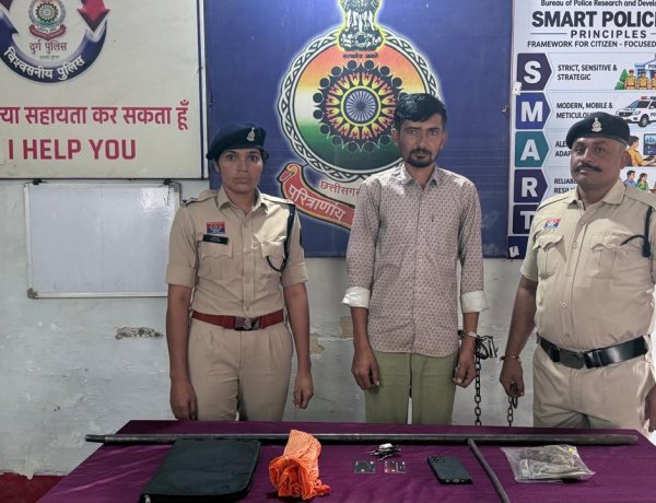 भिलाई में एटीएम तोड़कर रुपये चोरी करने की कोशिश, राजस्थान का ट्रक चालक गिरफ्तार
