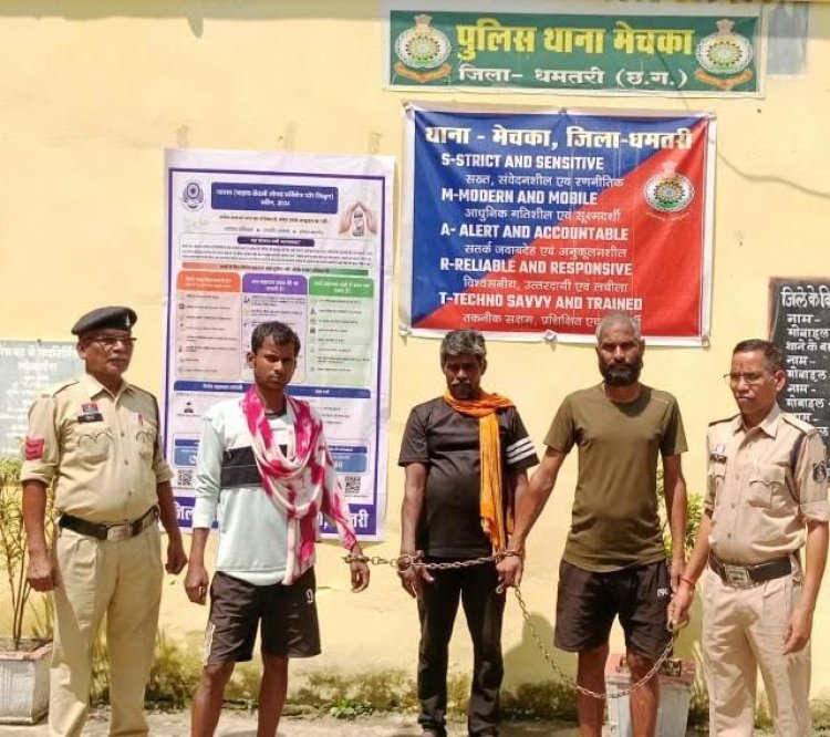 जंगल के रास्ते 32 गोवंश ओडिशा ले जा रहे थे, 3 आरोपी गिरफ्तार