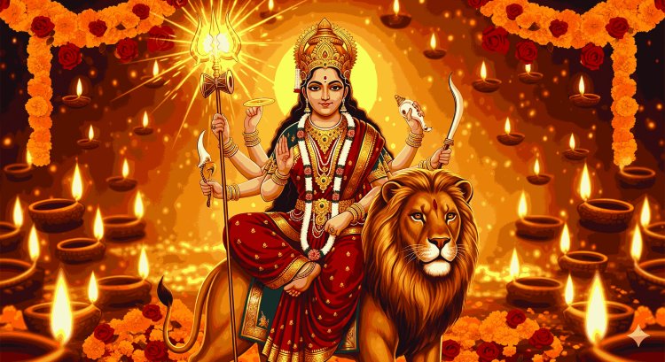 मां दुर्गा की आराधना के साथ शारदीय नवरात्र पर्व का शुभारंभ