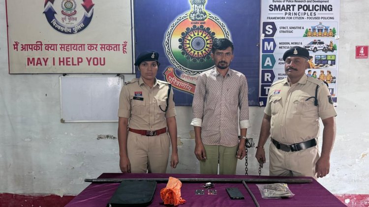 भिलाई में एटीएम तोड़कर रुपये चोरी करने की कोशिश, राजस्थान का ट्रक चालक गिरफ्तार