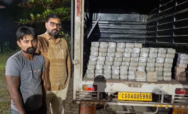 भिलाई खुर्सीपार में पिकअप के गुप्त चेंबर से 4 करोड़ रुपये बरामद, दो लोग हिरासत में